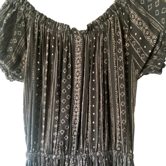 By Together Floral Button Down Puff Sleeve Wide Leg Stretchy Waist Jumpsuit SZ L - Picture 4 of 11